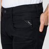 Replay Hyperflex Re-Used Overdyed Black Stretch Denim Jeans