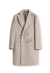 Puroego Oatmeal DB Long Overcoat