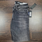 Replay Bronny Aged Eco Super Slim Mid Black Jean