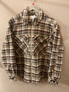 !Solid Slade Check Oversized Overshirt