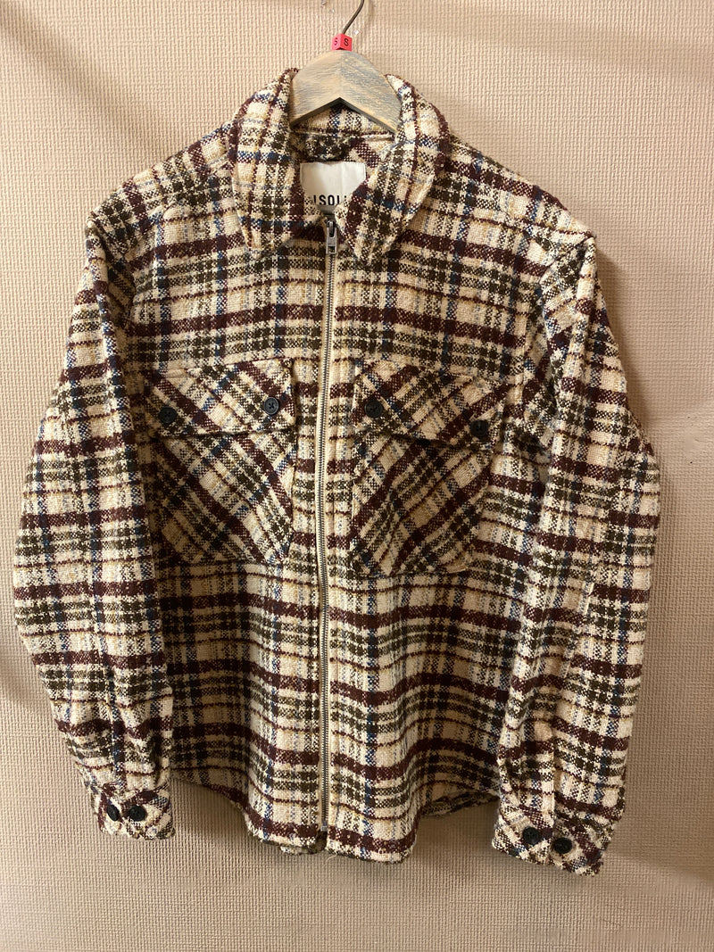 !Solid Slade Check Oversized Overshirt
