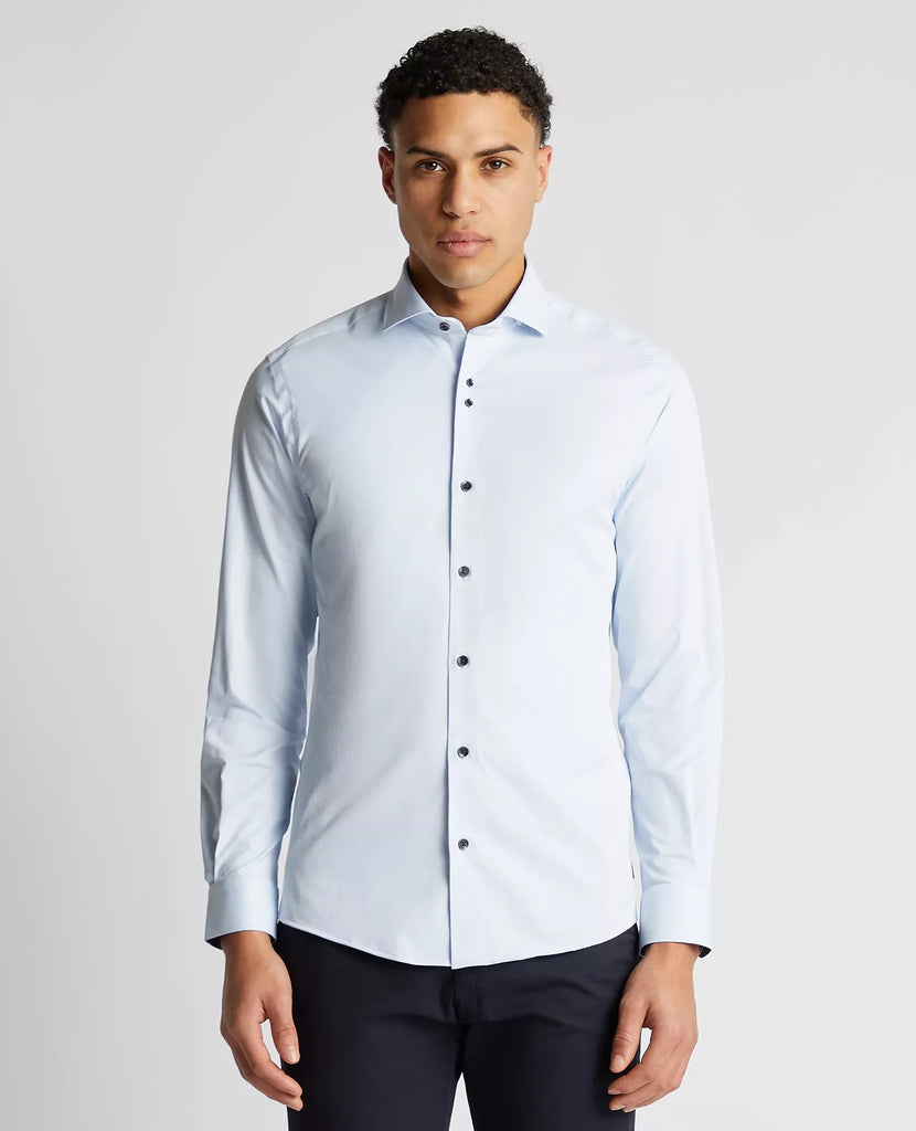 Remus Uomo Blue Frank Tapered Shirt