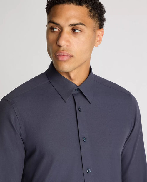 Remus Jensen Navy Point Collar Shirt