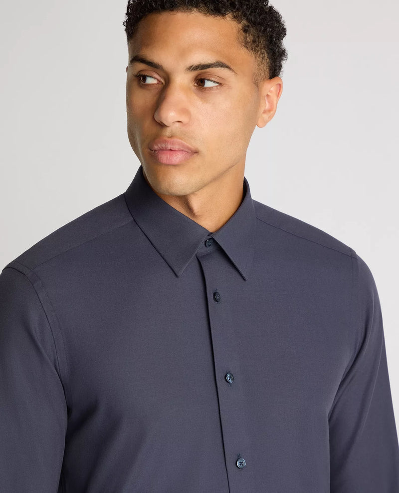 Remus Jensen Navy Point Collar Shirt