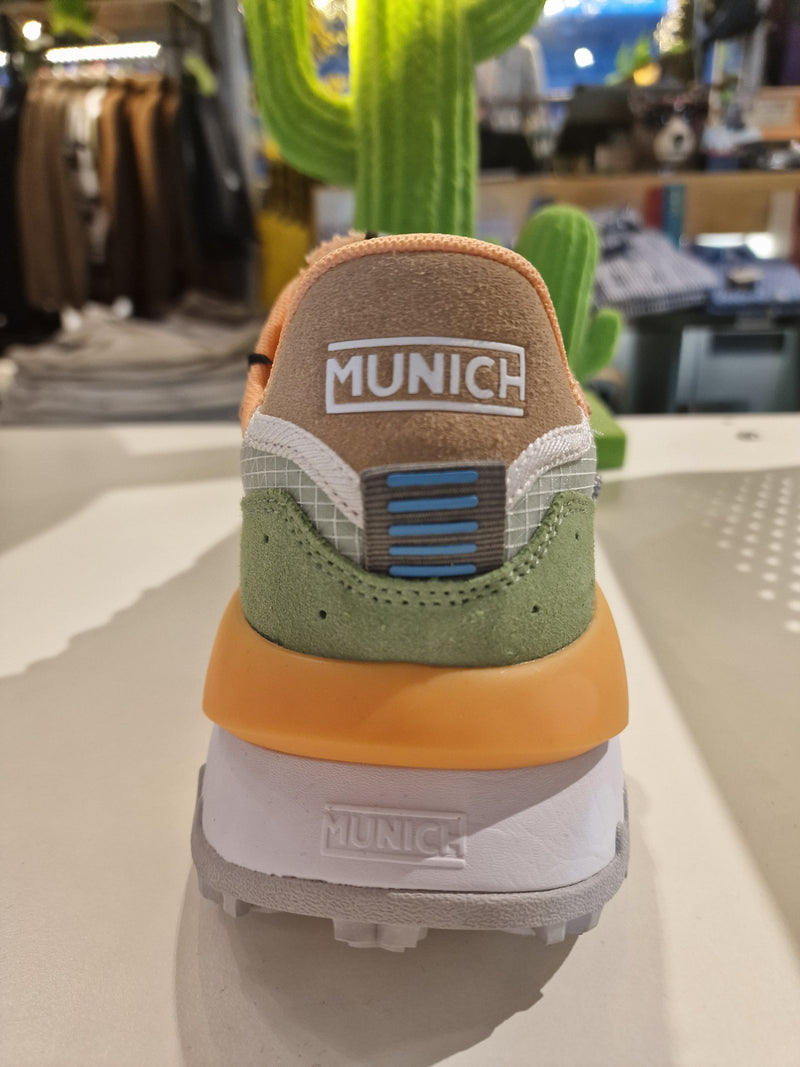 Munich Green, Beige, Orange Sneaker shibu5