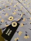 Remus Uomo Tapered Soft Blue Floral Shirt