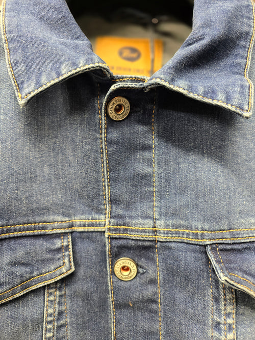 Petrol Blue Denim Jacket