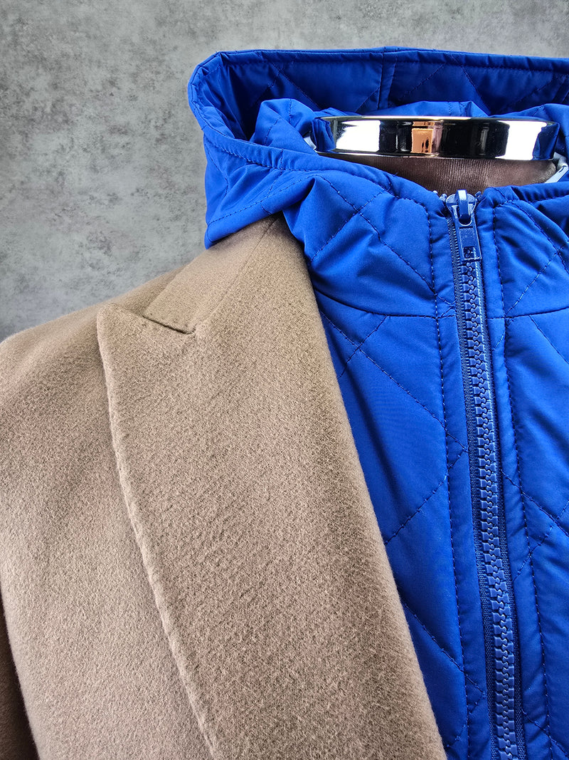 Mulish Morf With Hood Camel Overcoat