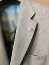 Herbie Frogg Light Khaki Wool Linen Jacket