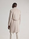 Puroego Oatmeal DB Long Overcoat