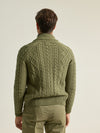 Puro Green Cable Knit Cardy