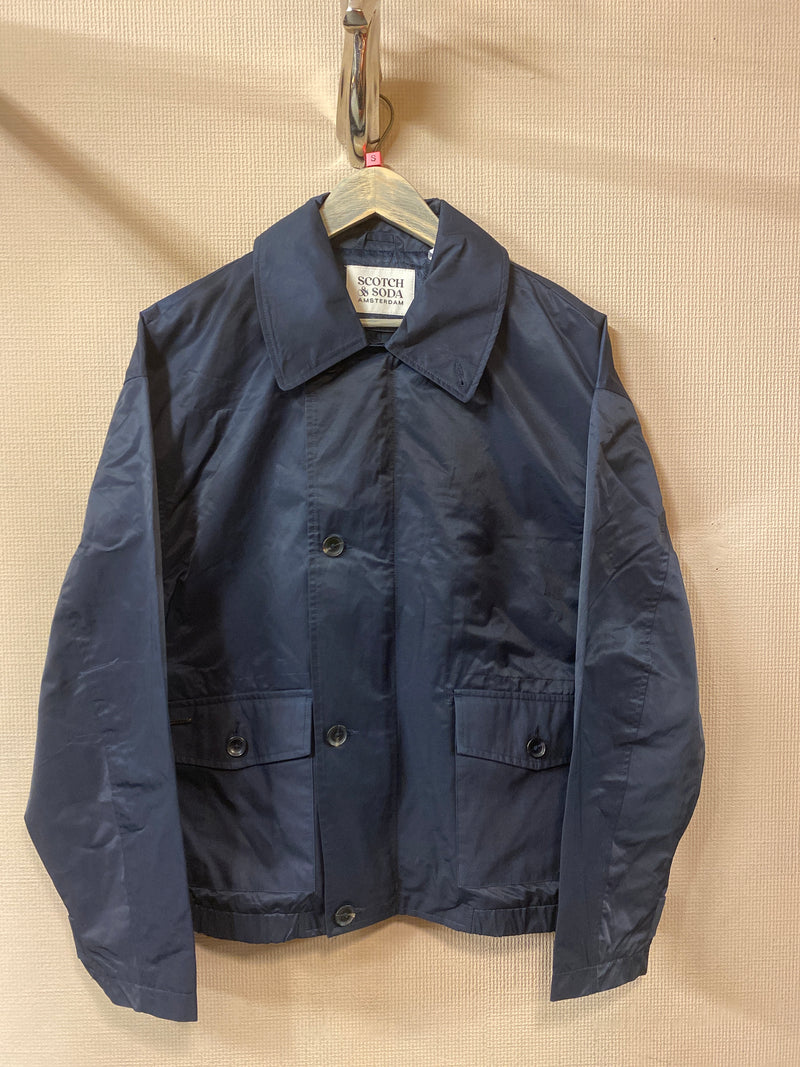 Scotch & Soda Navy Short Trench