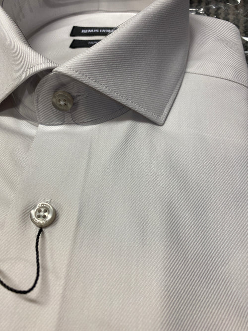 Remus Uomo Pale Grey Tapered  Shirt