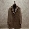 Maverick orange overcheck overcoat