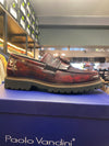 Paolo Vandini Wine Patent Tassel Loafer