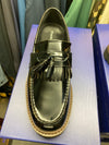 Paolo Vandini Black Patent Tassel Loafer