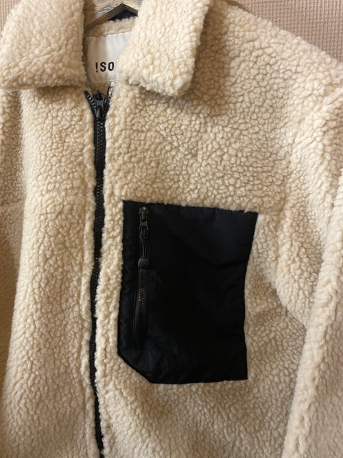 !Solid Reign Pile Fleece Jacket