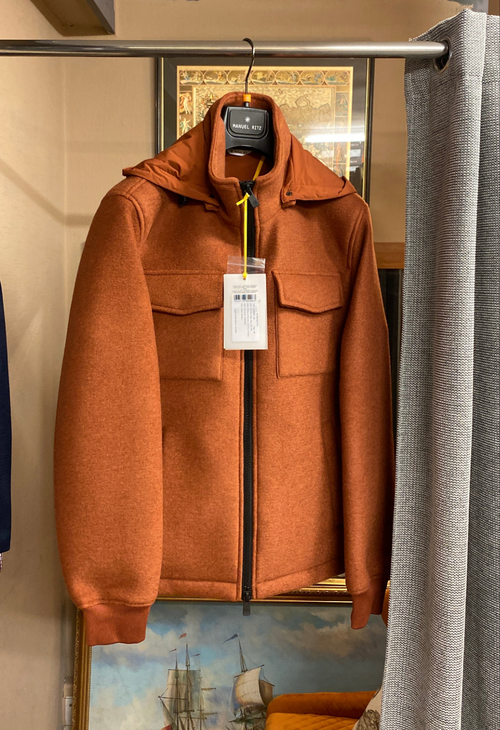 Manuel Ritz Orange Wool Jacket