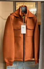 Manuel Ritz Orange Wool Jacket