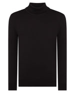 Remus Uomo Black Roll Neck