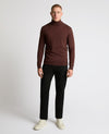 Remus Uomo Dark Brown Roll Neck