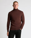 Remus Uomo Dark Brown Roll Neck