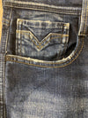 Replay 590 Green Button Mid Blue Jean