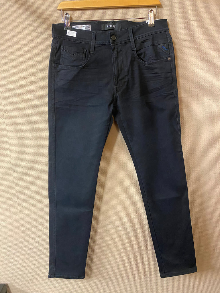 Replay Hyperflex Re-Used Dark Dark Stretch Denim Jeans