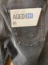 Replay Bronny Aged Eco Super Slim Mid Black Jean