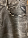 Replay Bronny Aged Eco Super Slim Mid Black Jean
