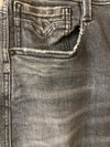 Replay Bronny Aged Eco Super Slim Mid Black Jean
