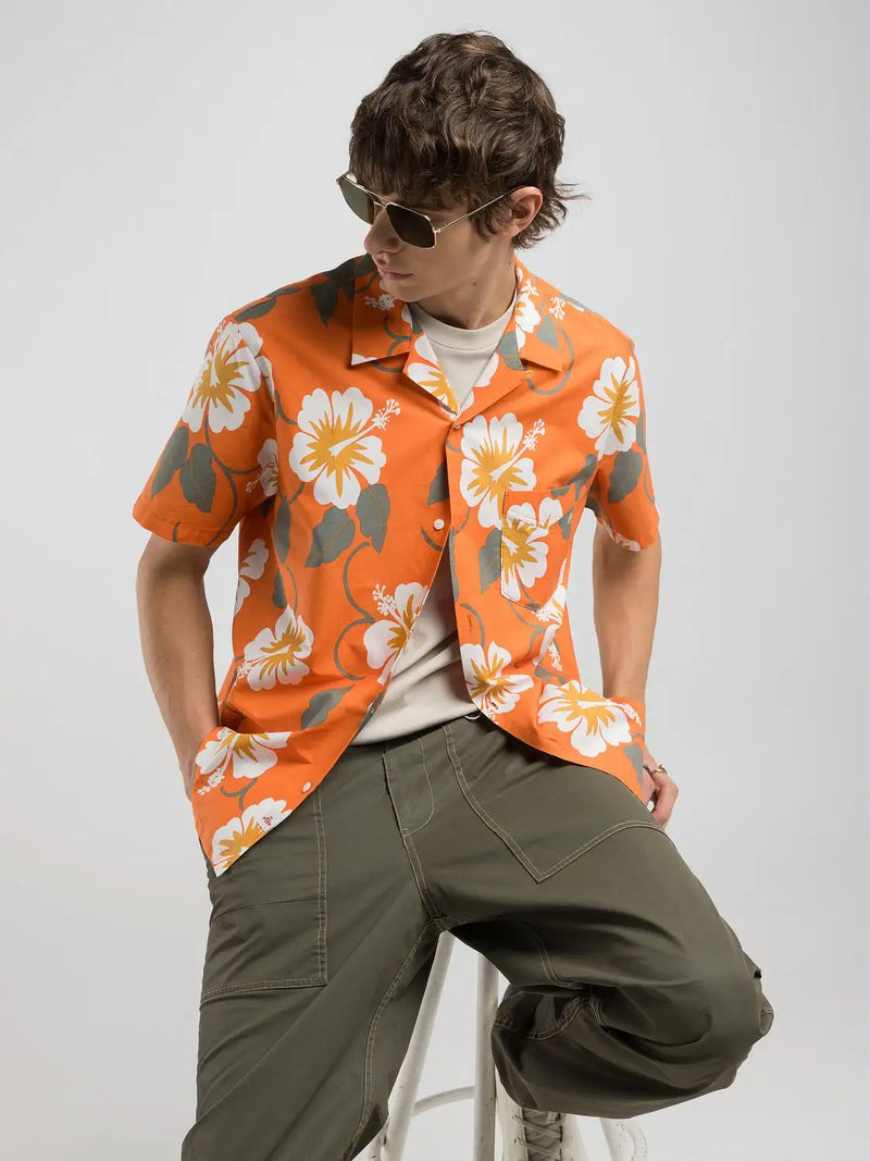 Replay Flower print shirt