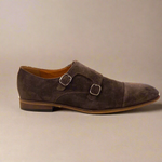 Lacuzzo Suede Monk Strap