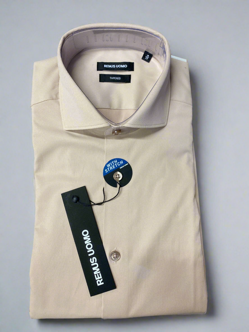 Remus Uomo Stone Tapered  Shirt