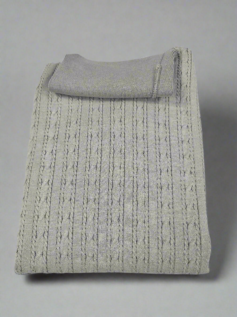 Barbati Dolce Ecru Cable Roll neck