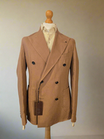 Tobacco Brown Super DB Linen Blazer