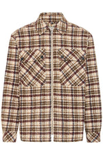 !Solid Slade Check Oversized Overshirt