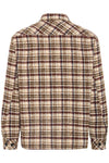 !Solid Slade Check Oversized Overshirt