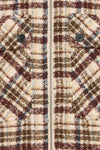 !Solid Slade Check Oversized Overshirt