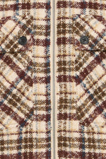 !Solid Slade Check Oversized Overshirt