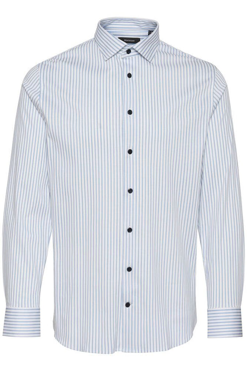 Matinique Blue Pinstripe Shirt