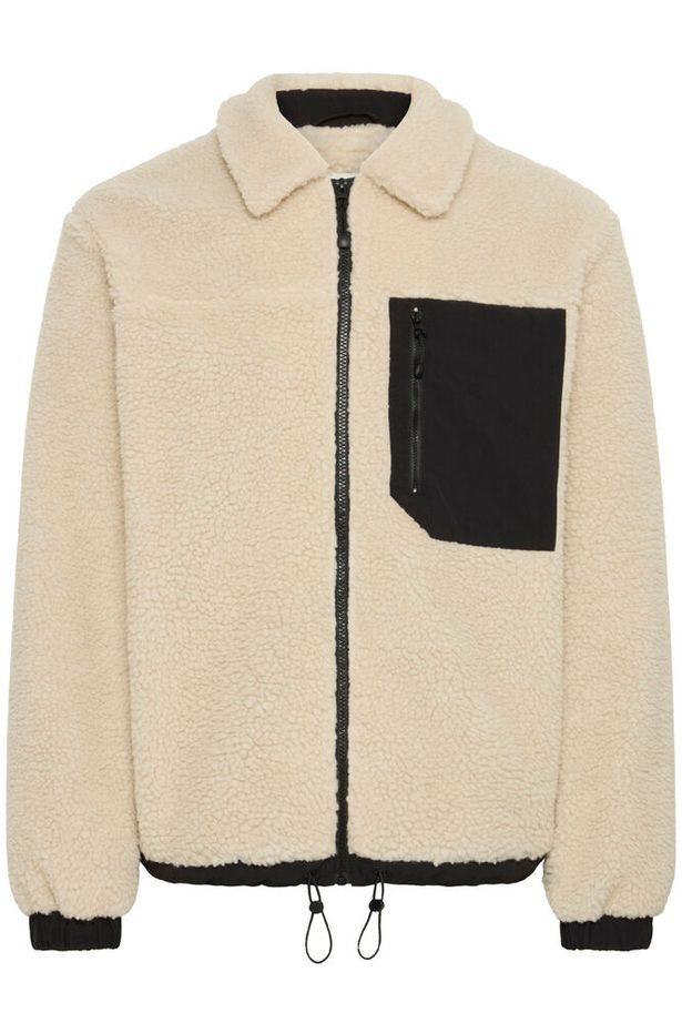 !Solid Reign Pile Fleece Jacket