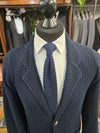 Bernese Navy Knit Blazer