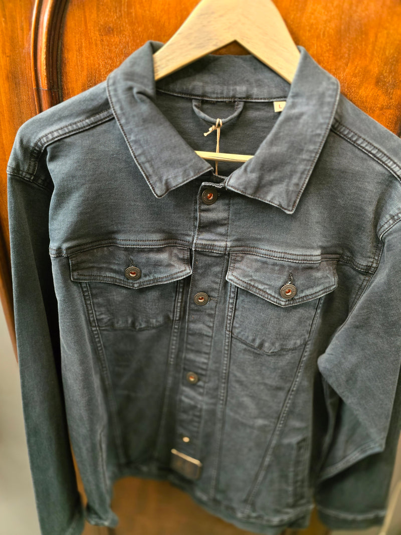 Petrol Dark Denim Jacket