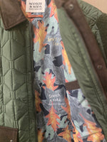 Scotch & Soda Quilted Green Jacket