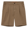 Mos Mosh Darwin Warm Sand Pleated Shorts