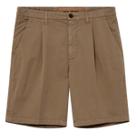 Mos Mosh Darwin Warm Sand Pleated Shorts