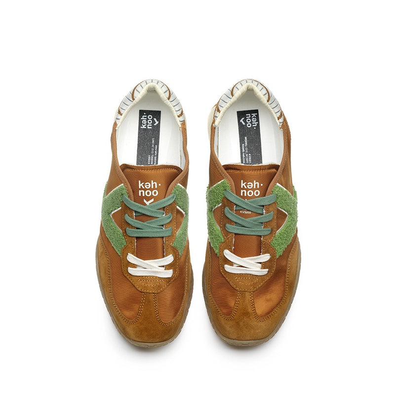 Keh-noo Ocre Green Sneaker
