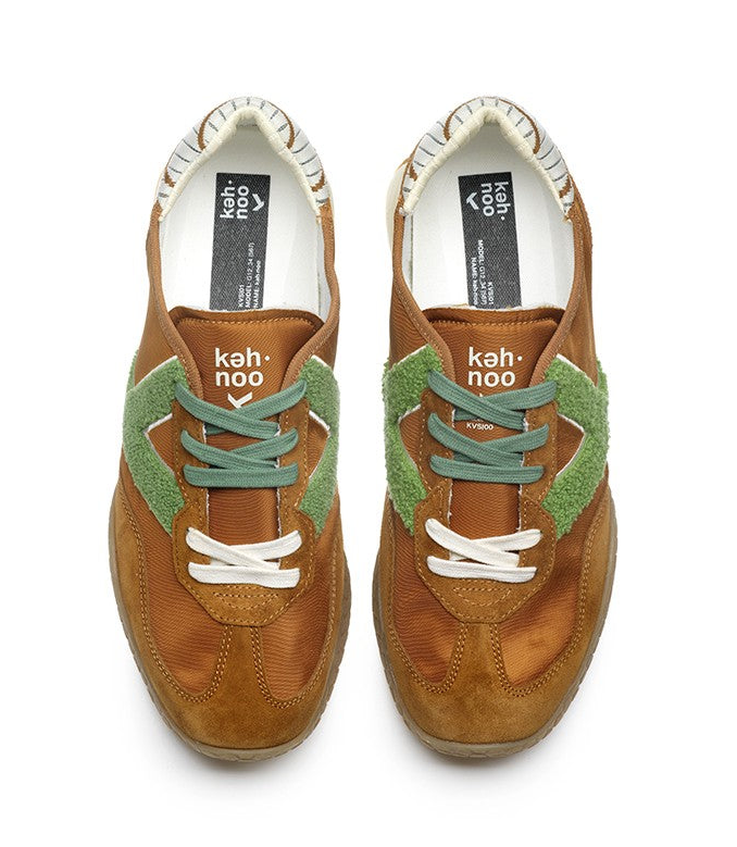 Keh-noo Ocre Green Sneaker