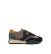 Keh-noo Black Taupe Wool Sneaker